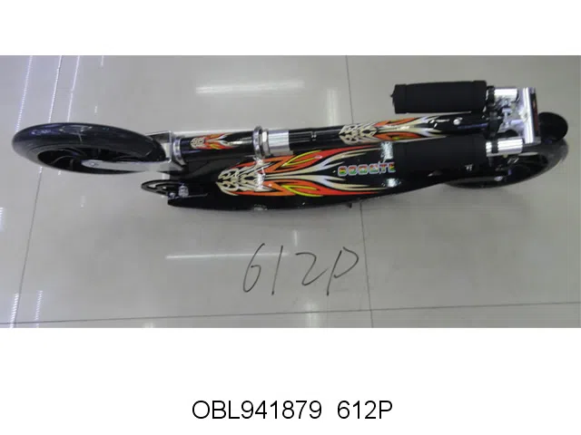 半铁半铝200mm二轮滑板车 可折叠 黑 白2色混装_OBL941879