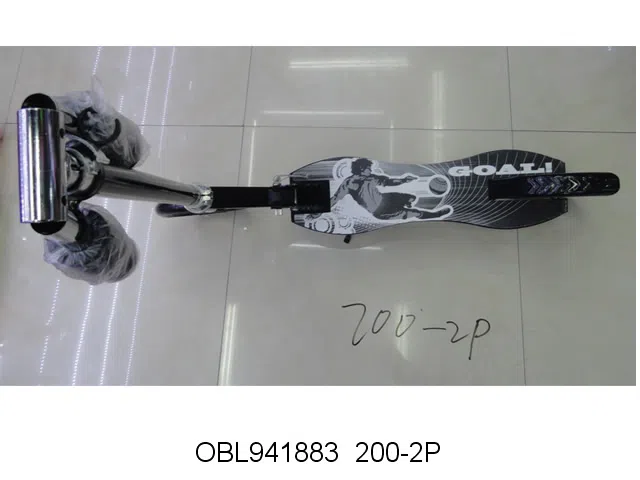 200mm全铁PU二轮滑板车 3色混装_OBL941883