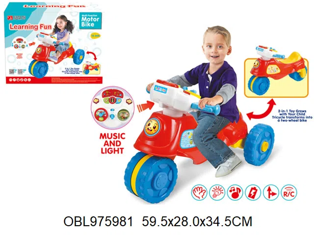 婴儿摩托车带灯光音乐 无包电_OBL975981