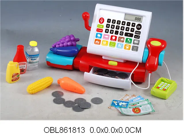 收银机套装带灯光声音 计算器 无包电_OBL861813