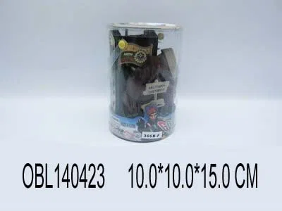 2个军人配坦克枪树军套_OBL140423