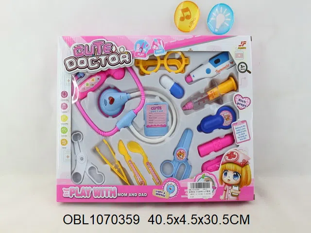 医具套装 听诊器带灯光声音 温度计带灯光 包电_OBL1070359