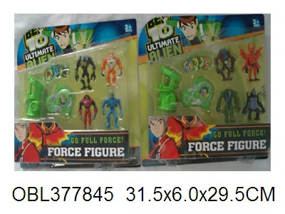 4只庄第四代彩画BEN10小公仔配飞碟手表 菲林机 2款混装_OBL377845