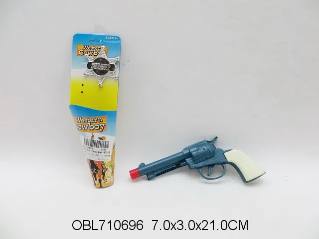 惯性打响牛仔枪配徽章_OBL710696