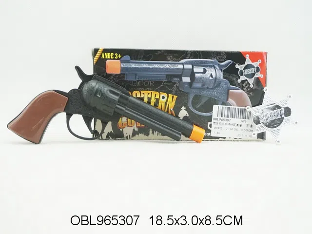 惯性打响牛仔枪配徽章_OBL965307