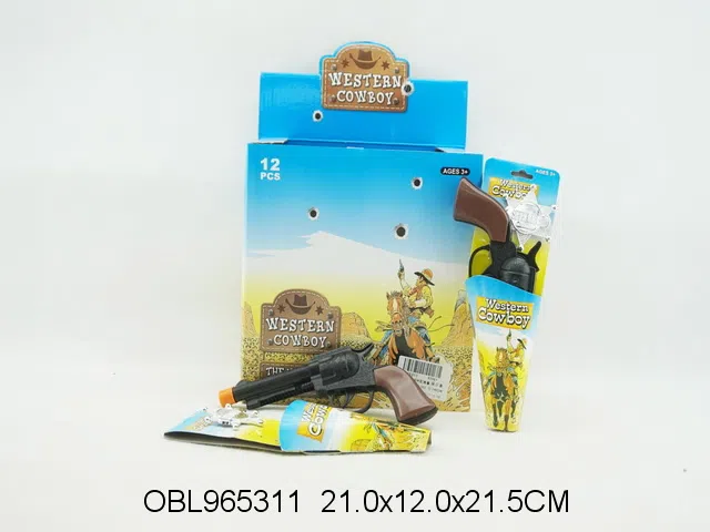 惯性打响牛仔枪配徽章 12只装1展示盒_OBL965311