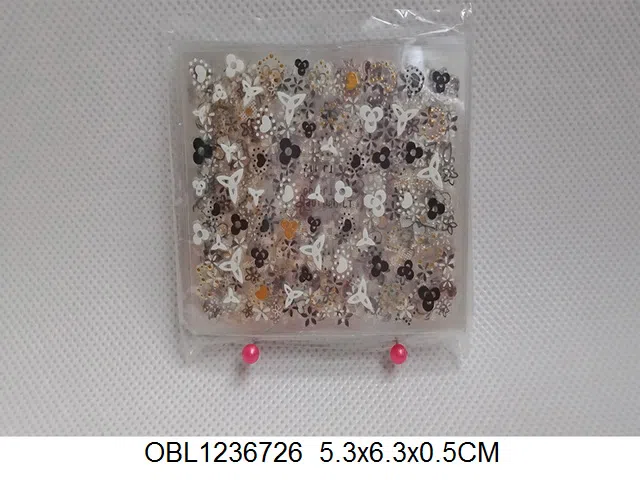 30片庄蕾丝3D美甲贴纸_OBL1236726