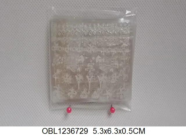 30片庄蕾丝3D美甲贴纸_OBL1236729