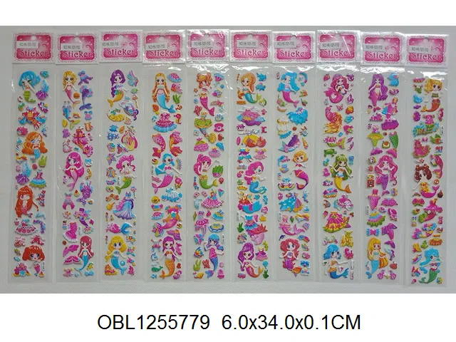 换装女孩泡泡贴  多款混装_OBL1255779