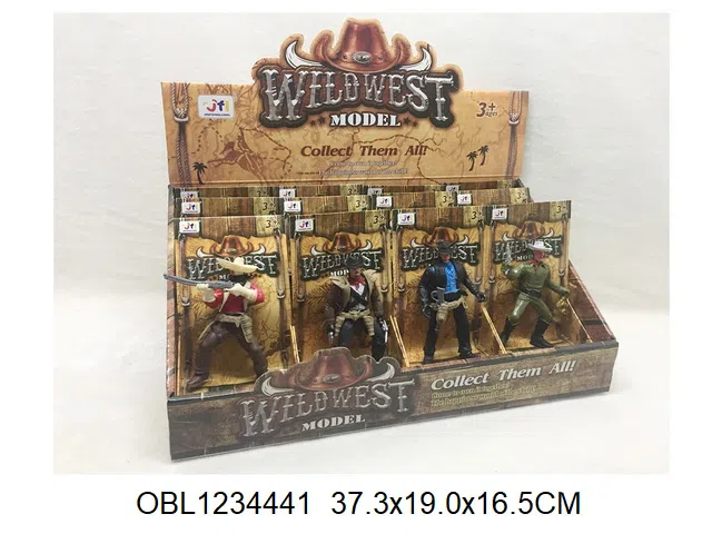 西部牛仔人  12片装1展示盒_OBL1234441