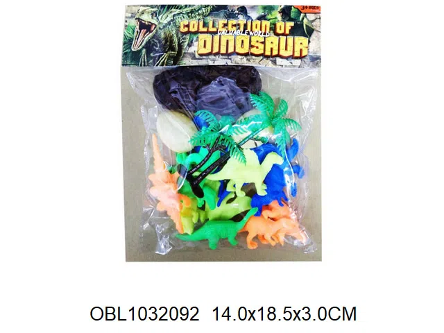 12只庄硬料恐龙套装 12款恐龙混装_OBL1032092