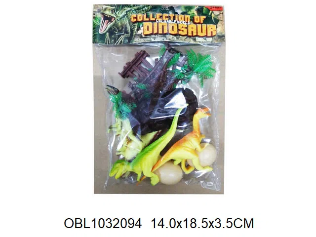 4只庄硬料恐龙套装 4款恐龙混装_OBL1032094