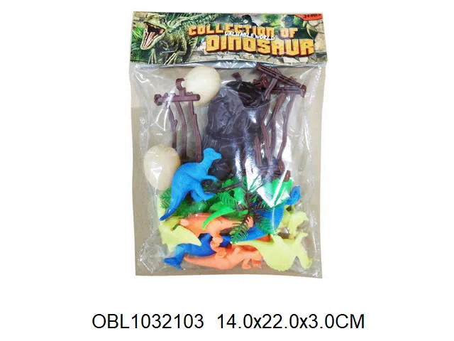 12只庄硬料恐龙套装 12款恐龙混装_OBL1032103