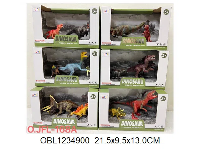 2只庄硬料恐龙  4款混装_OBL1234900