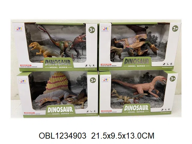 2只庄硬料恐龙  4款混装_OBL1234903