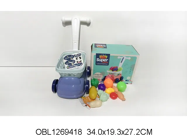 购物手推车水果蔬菜套装_OBL1269418