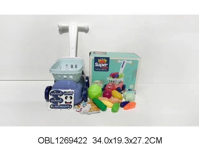 购物手推车蔬菜套装_OBL1269422