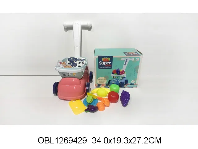 购物手推车蔬菜水果套装_OBL1269429