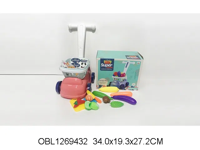 购物手推车蔬菜套装_OBL1269432