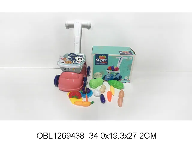 购物手推车蔬菜套装_OBL1269438