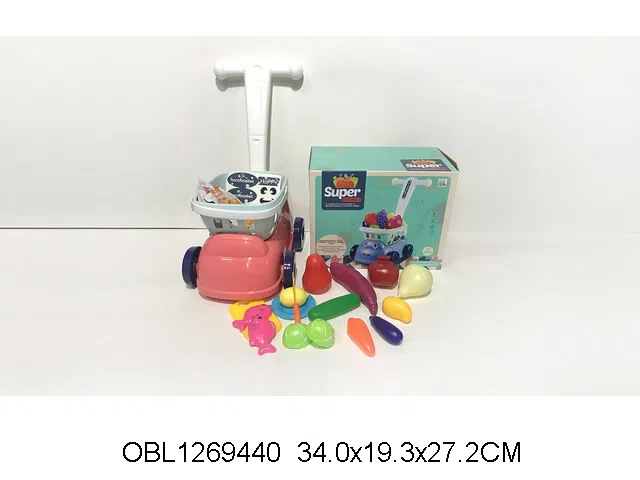 购物手推车蔬菜水果套装_OBL1269440