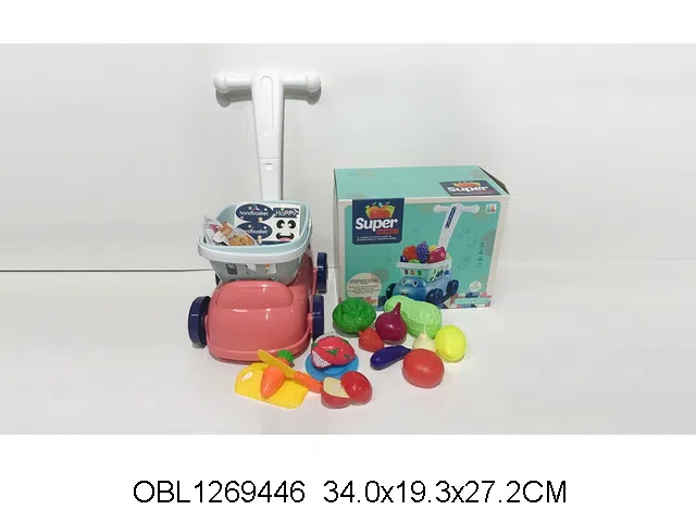 购物手推车蔬菜水果套装_OBL1269446