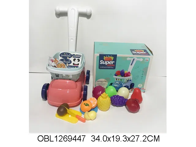 购物手推车蔬菜水果套装_OBL1269447