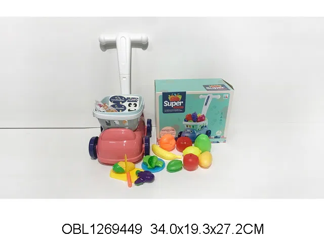 购物手推车蔬菜水果套装_OBL1269449