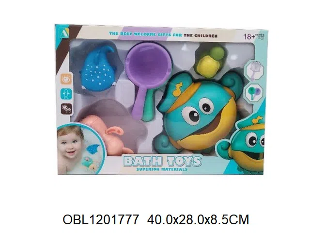 浴室玩具套装 吐泡泡章鱼带音乐 3*AA电池无包电 上链海狗_OBL1201777