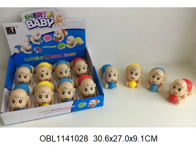 惯性娃娃 4色混装 8身装1展示盒_OBL1141028