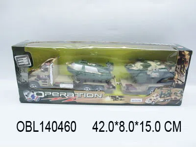 迷彩惯性平板车载回力艇拉线战车_OBL140460