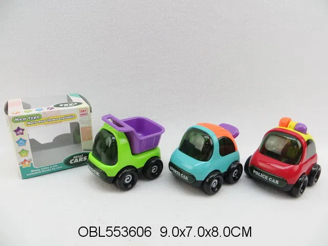 惯性摇摆卡通车 3款3色混装_OBL553606