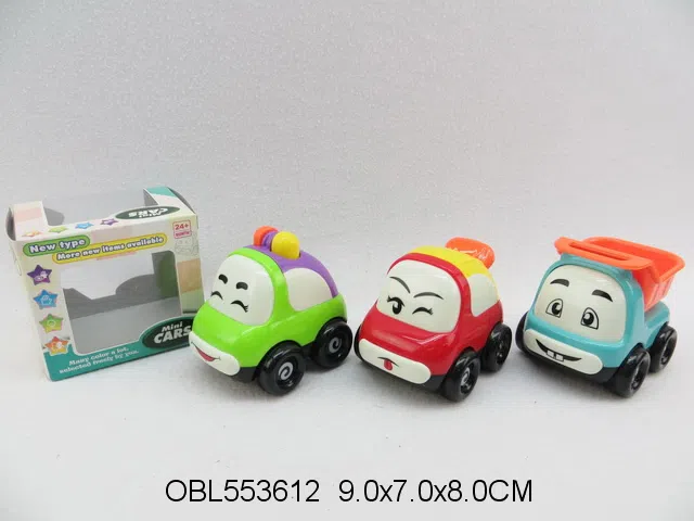 惯性摇摆卡通车 3款3色混装_OBL553612