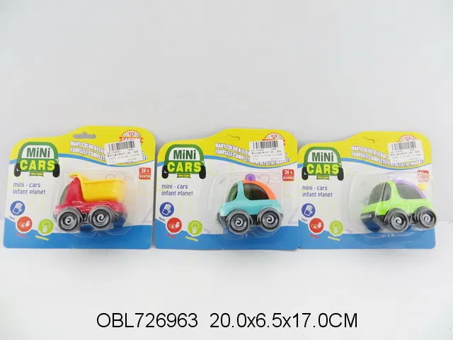 惯性卡通车带动作 3款3色混装_OBL726963