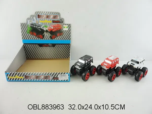 6只庄惯性越野车 三色混装_OBL883963