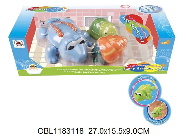 拉线鳄鱼配搪胶动物_OBL1183118