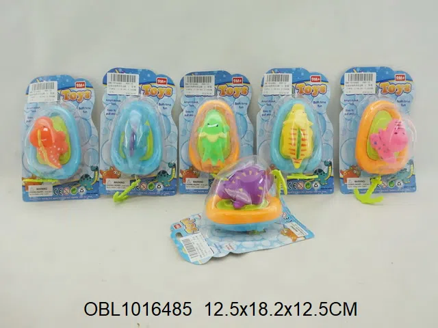 拉线水陆两用恐龙船  6款混装_OBL1016485