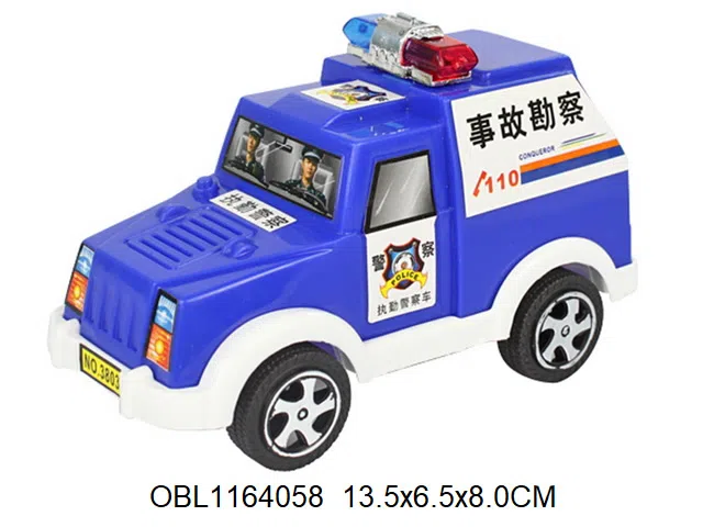 拉线警车带铃 4色混装 中文版_OBL1164058