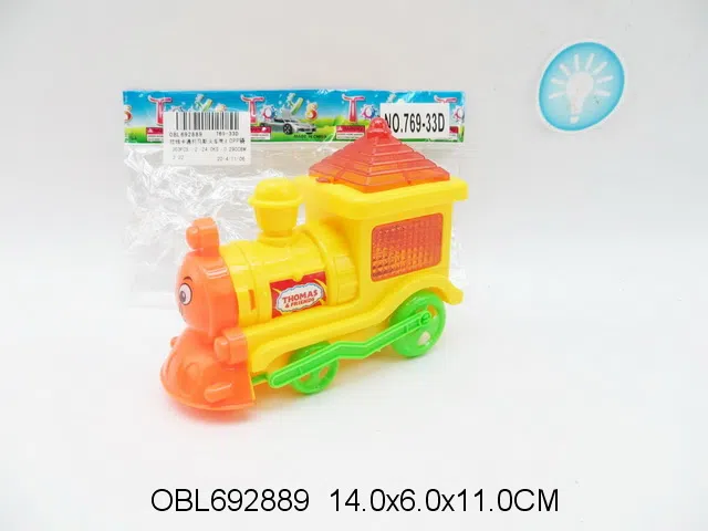 拉线卡通托马斯火车带灯光 包电 3色混装_OBL692889