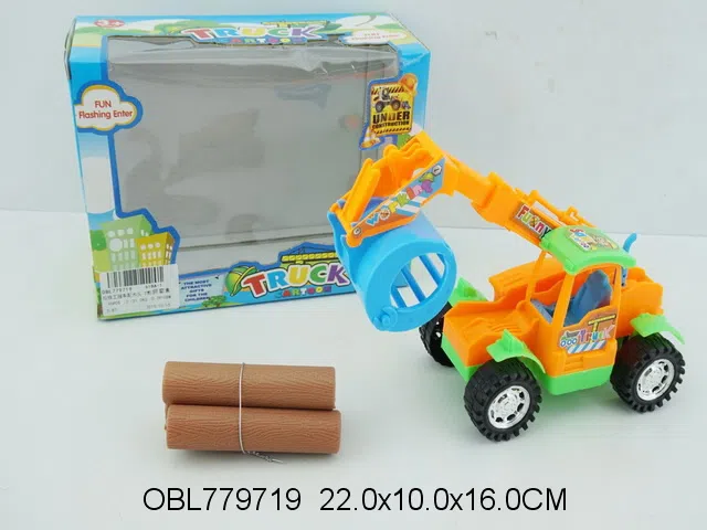 拉线工程车配木头 2款混装_OBL779719