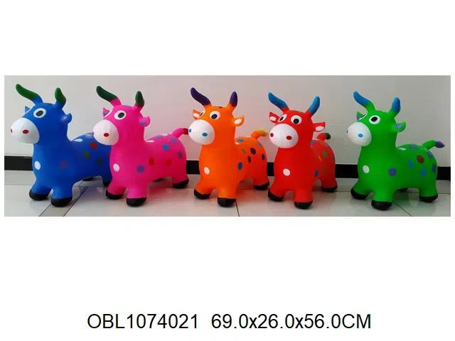 充气跳跳牛 5色混装_OBL1074021