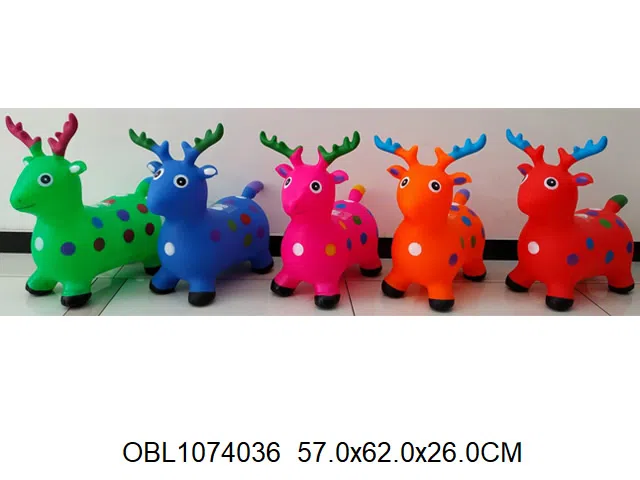 充气跳跳鹿 5色混装_OBL1074036