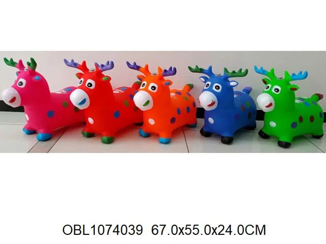 充气跳跳龙马带音乐 包电 5色混装_OBL1074039
