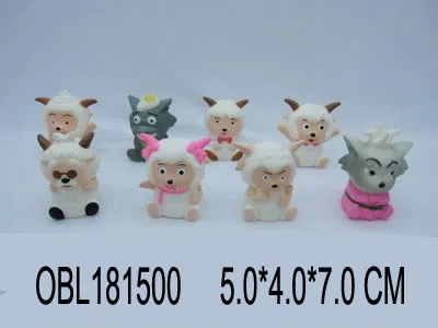 搪塑喜洋洋带灯光 八款混装_OBL181500