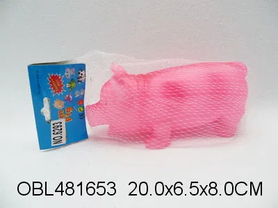 惨叫搪塑猪 5色混装_OBL481653