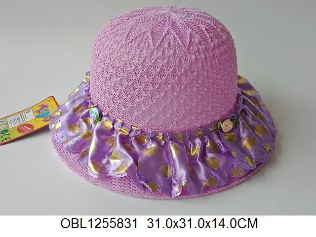花边草帽 多色混装_OBL1255831