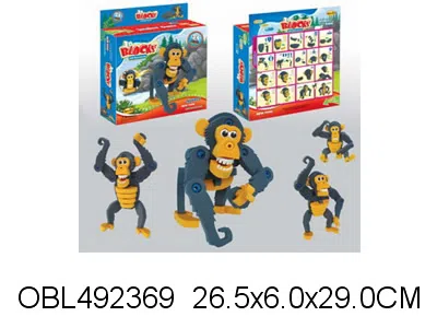 智力猴子拼图_OBL492369