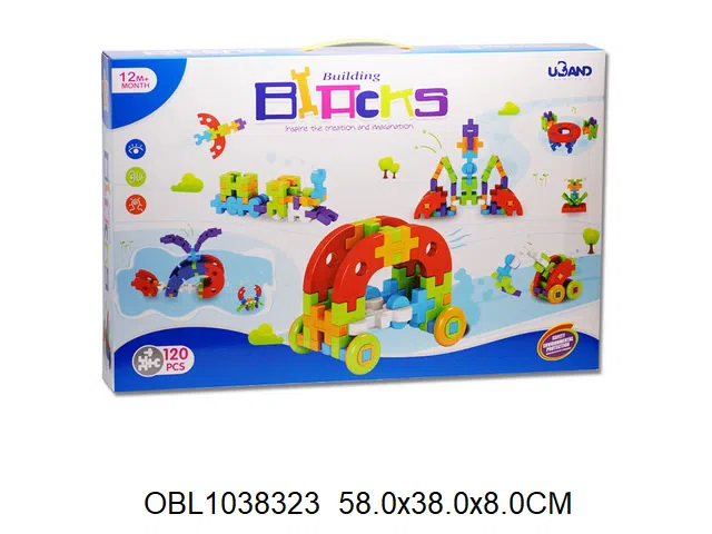 益智拼插积木 120PCS_OBL1038323