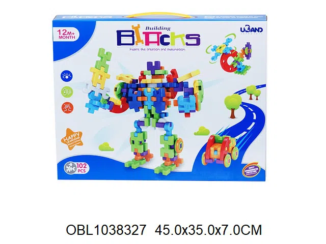 益智拼插积木 102PCS_OBL1038327