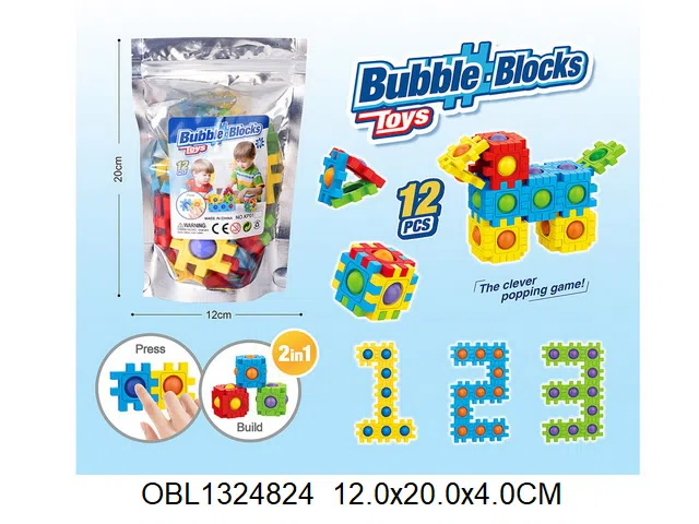 益智灭鼠减压积木  12PCS_OBL1324824